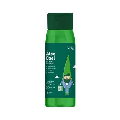 YUMI MEN, ALOE COOL CLEANSING SHAMPOO 300 ML