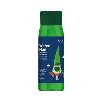 YUMI MEN,  WATER MAN STRENGTHENING HAIR SHAMPOO 300 ML