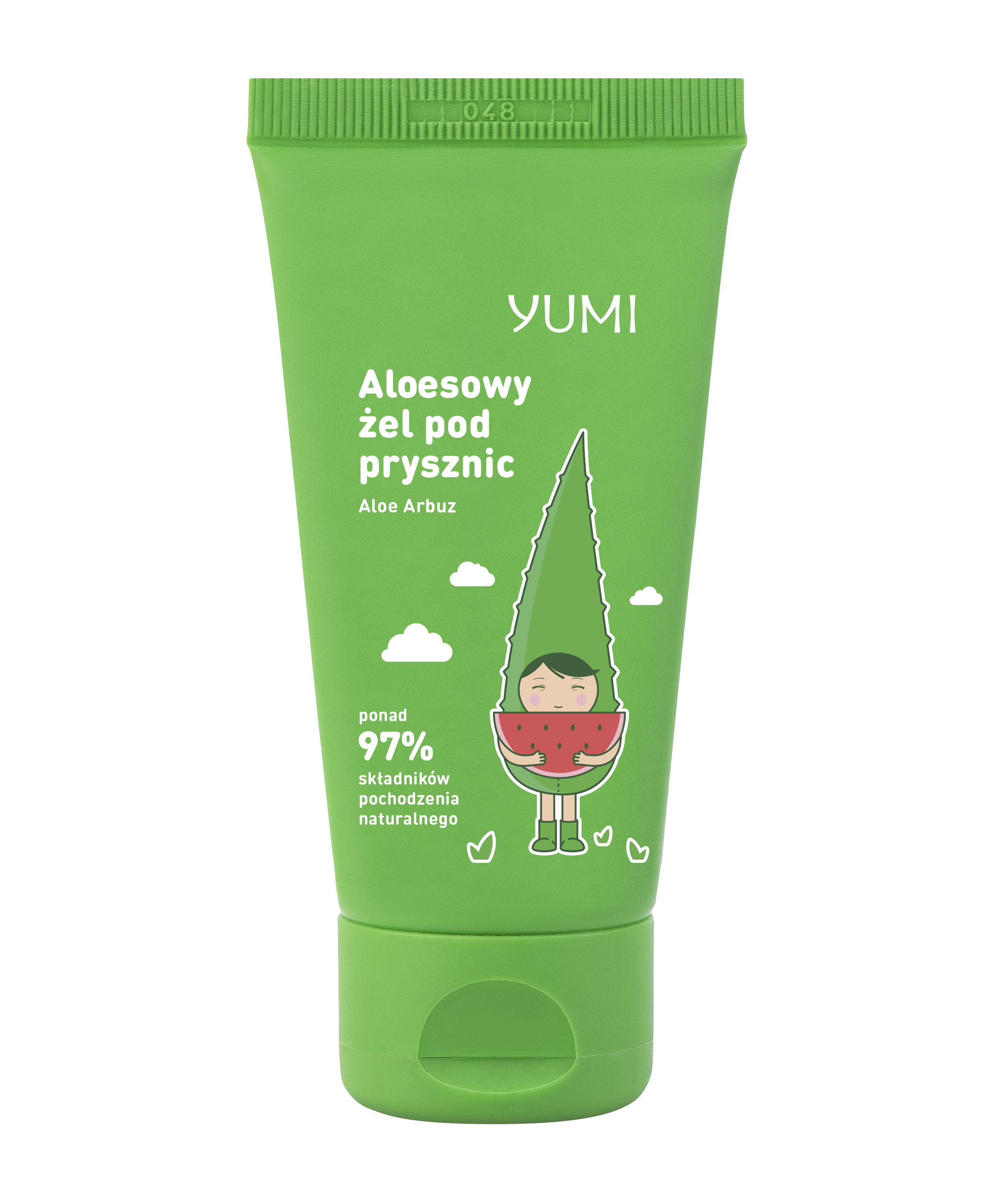 Aloe Arbuz aloesowy el pod prysznic 50 ml mini - Yumi -